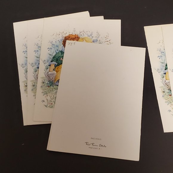 Greeting Cards 9 Red Farm Studio Rag Dolls - Picture 5 of 6